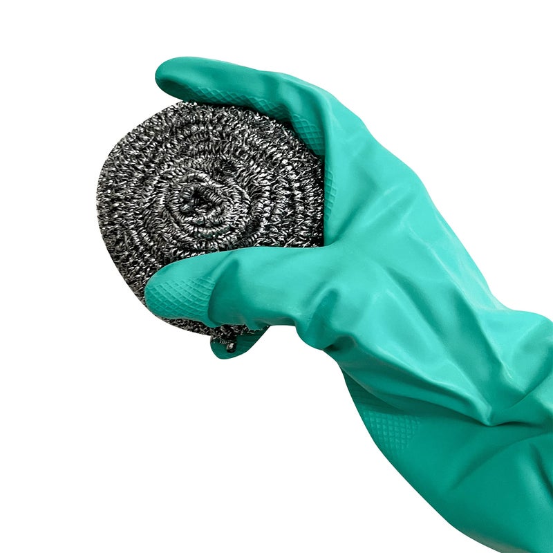 KingSeal 12 Count | KingSeal Stainless Steel Scrubbers, Scrub Pads, Heavy Duty, 50 gram Weight, Individually Wrapped - 1 Pack of 12 - Image 5
